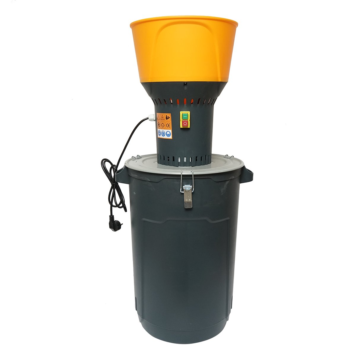 Moara cereale electrica 1.3 KW, 220V, oprire automata, rezervor 60L, 19000 r/min, capacitate 350 Kg/h, 5 site incluse